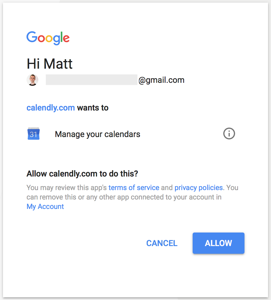 Connect Google Calendar to Calendly