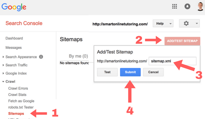 Submit Sitemap to Google