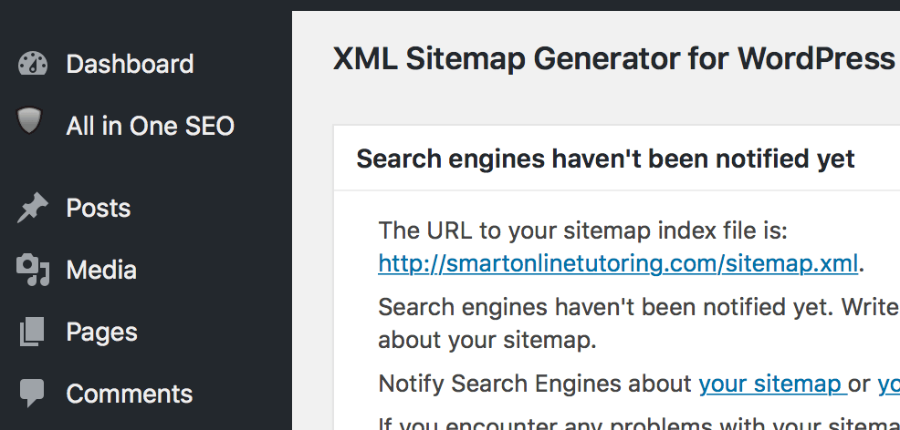 XML Sitemap URL