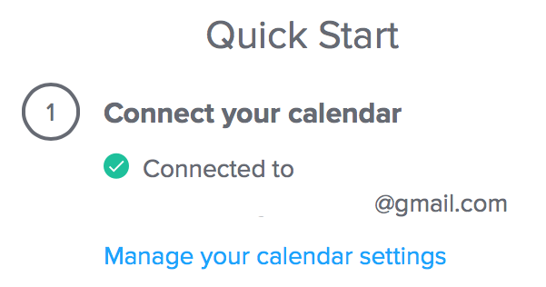 Quick start with Calendly